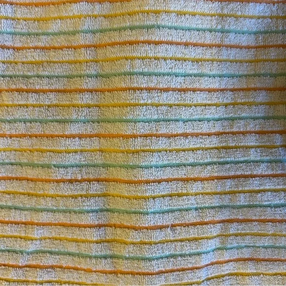 Vintage Babygro Gerber 3M One Piece Terry Cloth Boys 70s Striped Rocking Horse - Picture 5 of 5